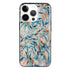 Blue Leaves <br> Epoxidharz iPhone-Hülle