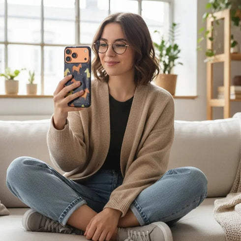 Secret Unicorn Epoxidharz iPhone-Hülle