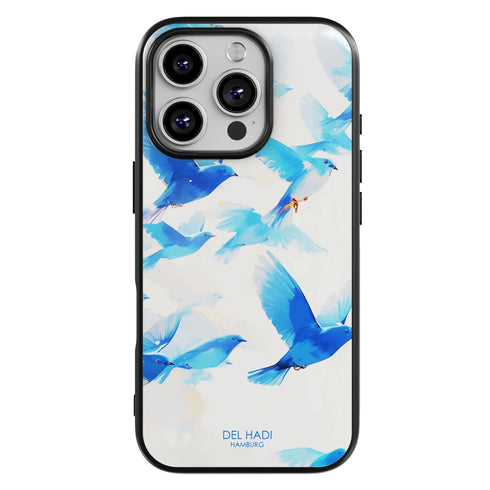 Bluebird Bliss <br> Epoxidharz iPhone-Hülle