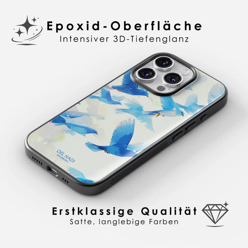 Bluebird Bliss <br> Epoxidharz iPhone-Hülle