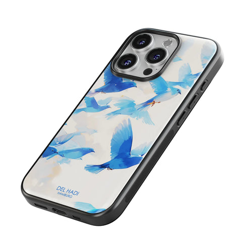 Bluebird Bliss <br> Epoxidharz iPhone-Hülle