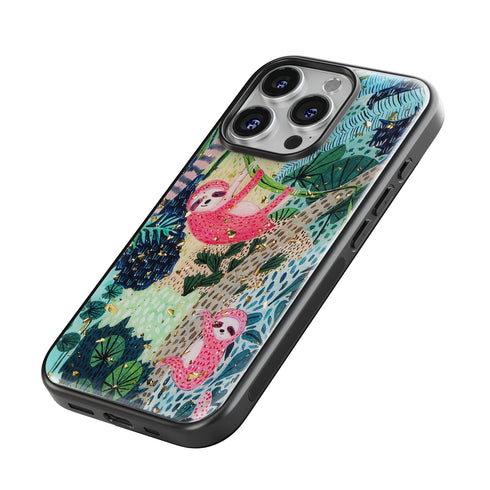 Cozy Sloth <br> Epoxidharz iPhone-Hülle