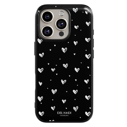 Heartbeat Noir Designer iPhone-Hülle