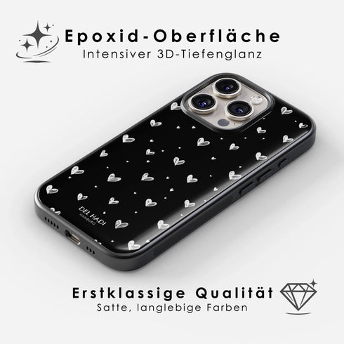 Heartbeat Noir Designer iPhone-Hülle