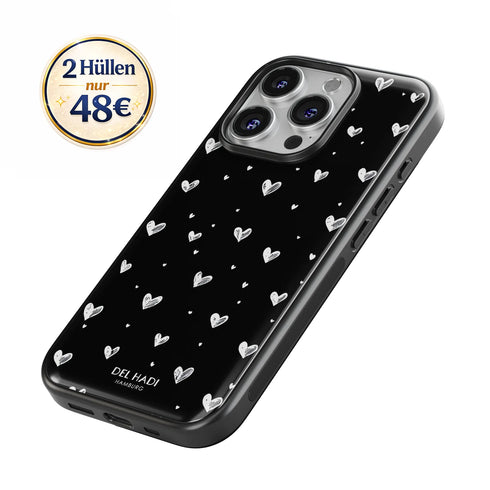 Heartbeat Noir Designer iPhone-Hülle