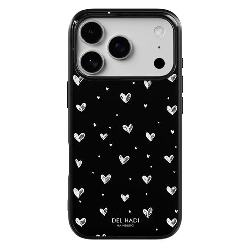 Heartbeat Noir Designer iPhone-Hülle