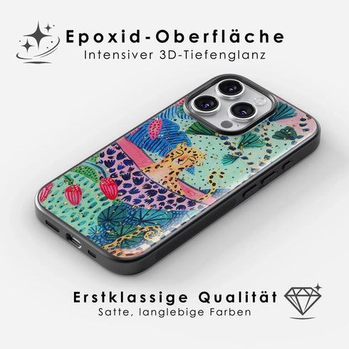 Cozy Cheetah Designer iPhone-Hülle