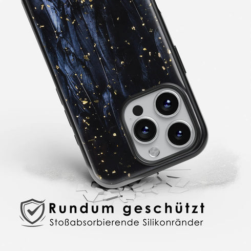 Black Mystery <br> Epoxidharz iPhone-Hülle