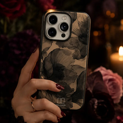 Noir Bloom Designer iPhone-Hülle