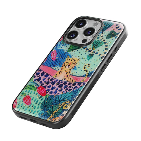 Cozy Cheetah <br> Epoxy resin iPhone case