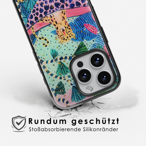 Cozy Cheetah <br> Epoxy resin iPhone case