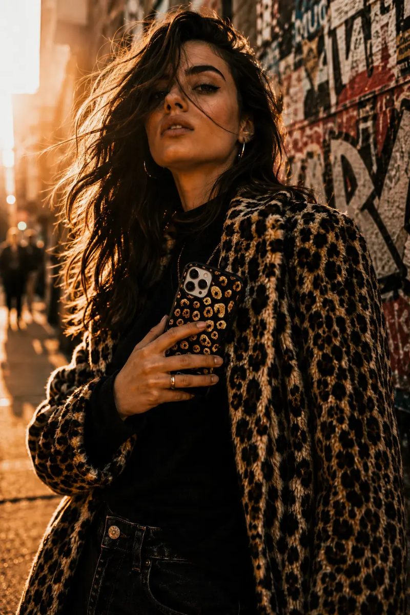 Zebra & Leopard Handyhülle — The Wild Edit von DEL HADI Hamburg