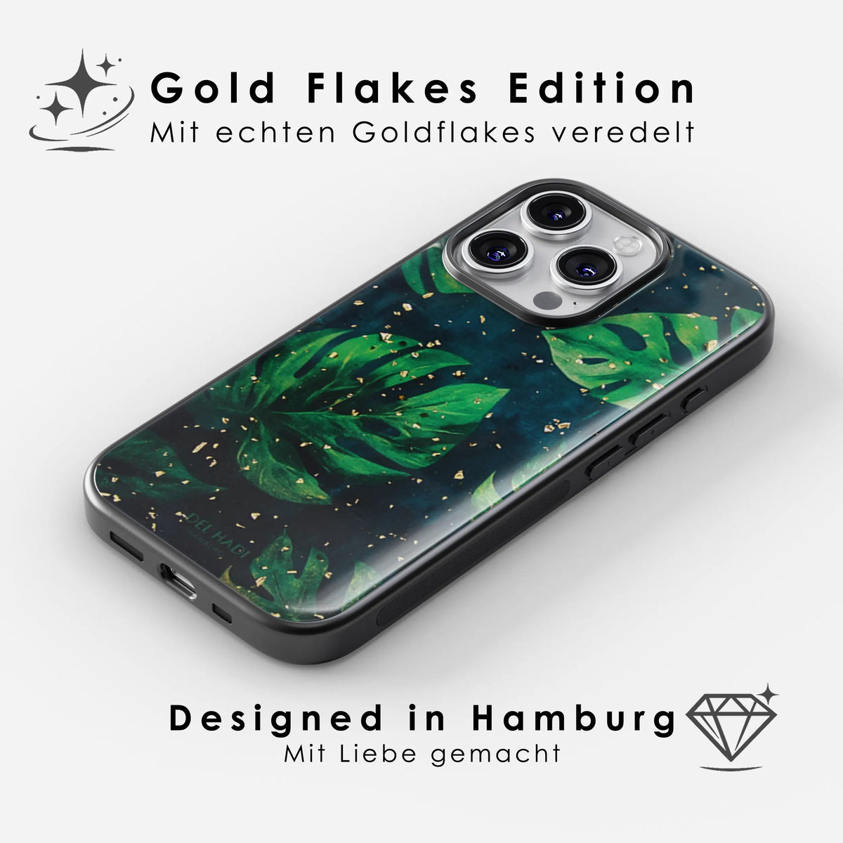 handyhülle hamburg Urban Tropic iPhone-Hülle – Dark Tropical Gold Case | delhadi – Del Hadi